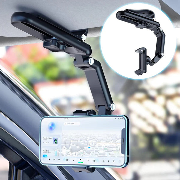 Car Phone Holder Mount – Foldable & 360° Adjustable
