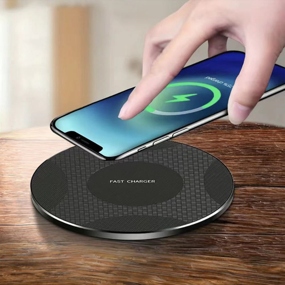 Desktop Disc Y9 – Wireless Fast Charger (23W, Round Design)
