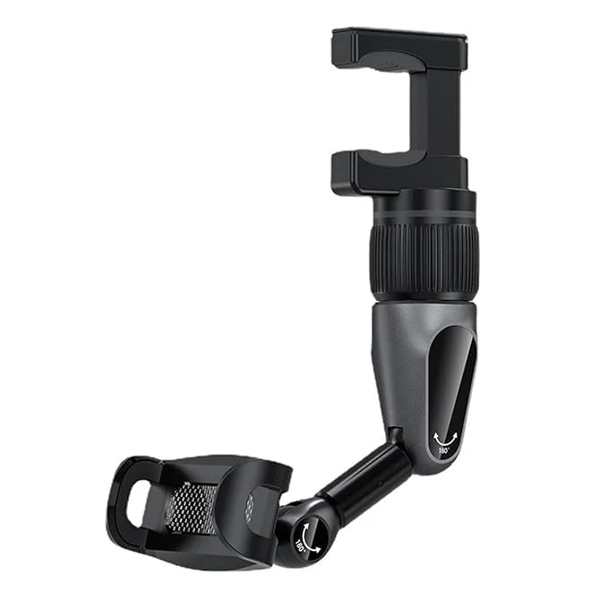 Flexible Car Phone Holder – 360° Magnetic Mount with Mirror Design