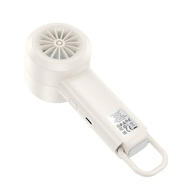 Hoco HX63 – Portable Handheld Fan with LED Display & 5 Speeds