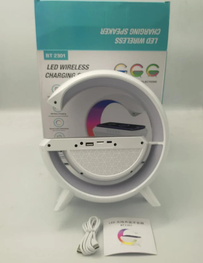 LED Wireless Charging Speaker – BT2301 Big G