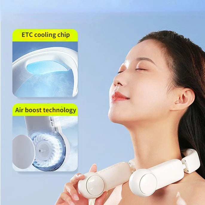 Portable Mini Neck Fan – Hands-Free Cooling Anywhere